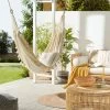 Hamaca De Algodón/poliéster Blanco Crema VERCELLI -Tienda de muebles de jardín d16c730a20cab01f21654728a1e634ed1566a148 10df232844784f40856e73c316dd88e5