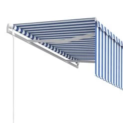 Toldo Automático Retráctil Con Persiana Azul Y Blanco 3x2,5m VidaXL -Tienda de muebles de jardín d19ace9b7f84e64e2def786339ad10e45105495d 656e6098edfe4cc8aa2213c68c49dfd4