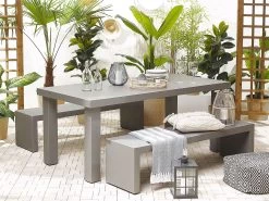 Banco De Jardín De Cemento Reforzado Gris 150 Cm TARANTO -Tienda de muebles de jardín d2a004ae34acd55f89188b716ec5f3b17a305444 4399c86aae694956a7da24c0876f745e