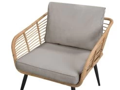 Conjunto De Jardín 4 Plazas Color Natural CORINTH II -Tienda de muebles de jardín d4d08ca3c64901ffdeec44219d3ad0970f594550 cf060535729f42c4ac2a079817e264fc