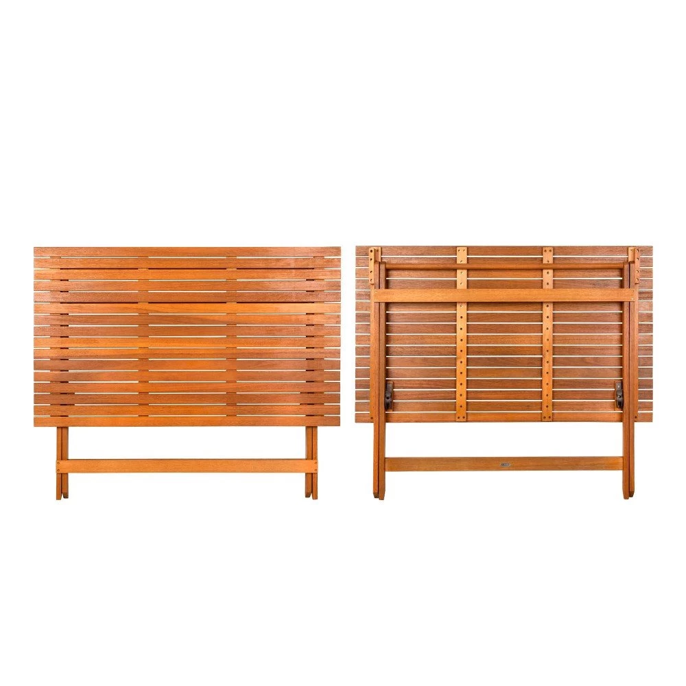 Mesa Jardín Rectangular Acacia 6 Comensales Aktive 4 Mesa Jardín Rectangular Acacia 6 Comensales Aktive - Imagen 2