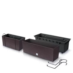 Prosperplast Jardinera Para Balcón Rato Case W , Dimensiones (Mm) 580X180X195, Color Mocca -Tienda de muebles de jardín d55d98f0313ec54c0e5a4b687b339f91feb99e8e f6946620c18a45d9b8d929c138493a21
