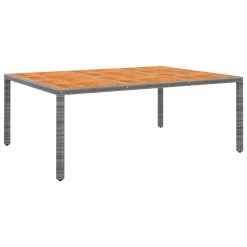 Juego De Comedor De Jardín 11 Piezas Ratán Sintético Gris VidaXL -Tienda de muebles de jardín d6a041eada1bbe8373a9ef820752f1f62305331e 850b75d37af3466992fc0df7c5b94774