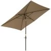 Outsunny Sombrilla De Jardín 200x300x248 Cm Protección UV50+ Parasol De Aluminio Inclinable Con Techo De Ventilación Y Manivela Para Terraza Balcón Exterior Café -Tienda de muebles de jardín d6d21d67a5583a78f541d52e381e3600d84bf87a 3aac590181424dbabbeed67a4ed48e74