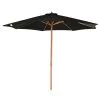 Outsunny Sombrilla Parasol De Jardín Ø300x250 Cm Con Sistema De Pestillo De Fijación Techo Ventilado Y Poste Desmontable De Madera Para Terraza Patio Exterior Negro -Tienda de muebles de jardín d88e72260728fe96ede80e8e95bc7035292860d1 f16321e59550419d9b53dabcd3d5aad6