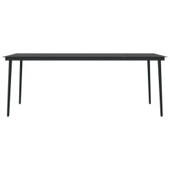 Juego De Comedor Para Jardín 9 Piezas Negro VidaXL -Tienda de muebles de jardín d9c419496933d1094d8a8b8e946621a31086dabc 8e8babada82743a6be51ac20a3ba26dc