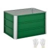 Outsunny Arriate Alto De Jardín De Acero Incluye Guantes Huerto Urbano Jardinera Macetero Rectangular Para Cultivos Plantas Flores Para Terraza Balcón 66x47x40 Cm Verde -Tienda de muebles de jardín da2af4a3a1655b7db37302251afd3004f2bcc12b 60bed3bcd22d4d67af22c3a60e7e14b1