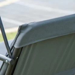 Outsunny Columpio Balancín De Jardín Exterior De 3 Plazas Con Cojín Techo Ajustable Y Marco De Acero Para Balcón Terraza Patio Carga Máx. 200 Kg 172x110x153 Cm Gris -Tienda de muebles de jardín da854b30a61c9d16f952364860846b52c45cae83 256909a86b4a49438ee9acadef1c4f14