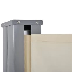 Outsunny Toldo Lateral Retráctil Doble 600x160 Cm Pantalla De Privacidad Extensible Con Ángulo Ajustable Y Protección UV 50+ Para Jardín Balcón Terraza Beige -Tienda de muebles de jardín da99aab610def83f999ab7ca2a11f45d4ae9163e 639ba3c554de4c56a166b59d1888e550