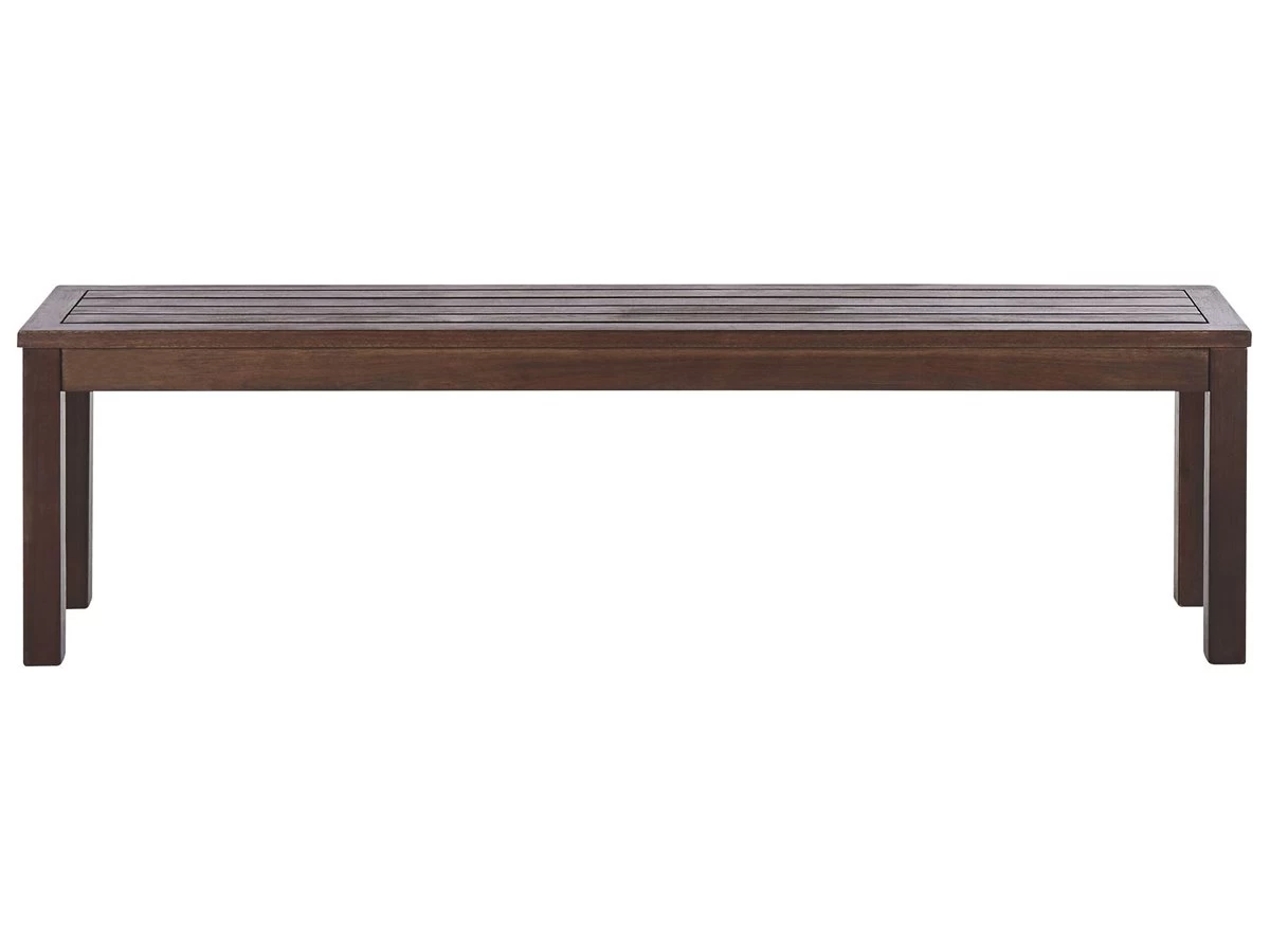 Banco De Jardín Madera Oscura 160 Cm TUSCANIA 4 Banco De Jardín Madera Oscura 160 Cm TUSCANIA - Imagen 2