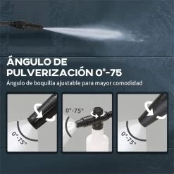 DURHAND Hidrolimpiadora 1800W Lavadora De Alta Presión Caudal 510 L/h Bomba De Aluminio Presión De 150 Bar Manguera De 6 M Incluye Botella De Jabón Boquilla Cepillo 35x27x78 Cm Azul -Tienda de muebles de jardín dbc0a904bef6512a1bd63cf624afd3d40d639e33 8221005b820b40439d2ec12a8515899e