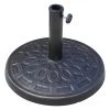 Outsunny Base Para Sombrilla De Jardín Peso Neto 12 Kg Soporte De Parasol Redondo De Resina Para Postes De 38mm/48mm Para Terraza Patio Exterior Ø44x34 Cm Bronce -Tienda de muebles de jardín dbf0d083818385a4810dffe12577ced3bd64861c 0ba550ae46094b4ead2157349c9b686f