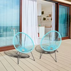 Outsunny Conjunto De 2 Sillas De Jardín De Ratán Pack 2 Sillas Acapulco Forma Ovalada Con Reposabrazos Respaldo Alto Interior Exterior 73x77x87 Cm Turquesa 15 Outsunny Conjunto De 2 Sillas De Jardín De Ratán Pack 2 Sillas Acapulco Forma Ovalada Con Reposabrazos Respaldo Alto Interior Exterior 73x77x87 Cm Turquesa -Tienda de muebles de jardín dccc8ffcbae1124a61f104d7f06d568235aae22c cc6295eff0f7490183b55c5ded295f18