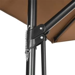 Outsunny Sombrilla Voladizo De Jardín Ø295x245 Cm Parasol Excéntrico Manivela Manual Con 6 Varillas De Metal Ventilación Y Base Cruzada Para Patio Terraza Exterior Marrón -Tienda de muebles de jardín dd65a822430a3687a981adaec971c28eafac38f2 2e8fd5d8d2b847e3bc601d20b16f9a75