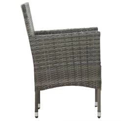 Juego De Comedor De Jardín 11 Piezas Ratán Sintético Gris VidaXL -Tienda de muebles de jardín ded154bcee262c07aede11e37e3a526f981845b6 80d301b7dfc34e69a443c04e50181dbe