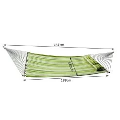 Outsunny Hamaca Colgante De Algodón Para Jardín Camping Playa Picnic Con Almohadilla 188x140cm Con Carga De 180 Kg -Tienda de muebles de jardín dfe03434b66e9d84c4896bf6d4a858d669050d87 a86f4c754eb0429faf6819972e950bed