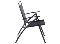 Conjunto De Jardín En Acero Negro Con 4 Sillas LIVO -Tienda de muebles de jardín e11190eededddce298de5a5815cee16f349c5890 dc6ac72aba374a56a91a69eb55f829cf