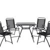 Conjunto De Jardín En Acero Negro Con 4 Sillas LIVO -Tienda de muebles de jardín e3d7e30c617ab43e009e14d0b4bd8b610a687192 58634b5fdfac48ebba9bfd0233e7734f