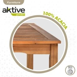 Mesa Jardín Madera Acacia Aktive Garden -Tienda de muebles de jardín e5354ead80c8739ff4634c3f7e1d756838d3596b d1689c76ca214bd3a02766fca61e45a8