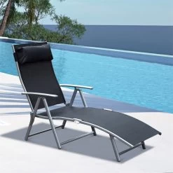 Outsunny Tumbona Plegable Respaldo Ajustable A 7 Niveles Con Almohada Texteline Resistente Relax En Exterior Piscina Terraza Camping 137x63.5x100.5cm Acero 12 Outsunny Tumbona Plegable Respaldo Ajustable A 7 Niveles Con Almohada Texteline Resistente Relax En Exterior Piscina Terraza Camping 137x63.5x100.5cm Acero -Tienda de muebles de jardín e5eb9246c04cce2a1590b88f07d625ef8d8b2adc ddf729cc46bc4145a9830a9f042a8112