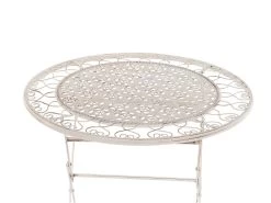 Conjunto De Balcón 2 Plazas De Metal Beige Claro TRIESTE -Tienda de muebles de jardín e641ebafe27ab84e247af61948ec589d68149d4a 2232341b51c24ee19fb9c55b86008e21