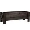 Outsunny Huerto Urbano Jardinera Macetero De Madera Arriate De Jardín Rectangular Con Patas Para Flores Plantas Cultivos 100x36,5x36 Cm Marrón -Tienda de muebles de jardín e69f0dd7c321304e73f4d9b1411358636751bb45 964a8ba88f2f48bba346147ca7d2bb9f