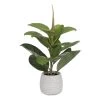 Planta Decorativa Verde PVC Roble 58 Cm
