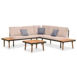 Set Muebles De Jardín 4 Piezas Y Cojines Madera Maciza Acacia VidaXL -Tienda de muebles de jardín e87ead7c1ce0e6a9fd5c353adabbe6557f571df6 c8ce9a064fb54cf4b6ed9ecabcdf47b1