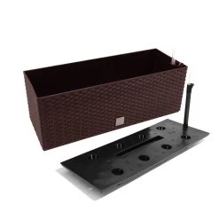 Prosperplast Jardinera Rectangular 17 Litros Con Autorriego Color Chocolate 52x20x19cm -Tienda de muebles de jardín e8f59d91bdf765950f17267a176803b2a55033f5 6ff723ef50574099b42f628f9a91e114