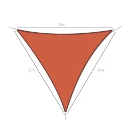 Outsunny Toldo Vela Color Naranja Sombrilla Parasol Triangulo Tela De Poliéster 160g/㎡ Jardin Playa Camping Sombra (varios Colores Y Medidas), Medida 3x3x3 Metros, Color Naranja -Tienda de muebles de jardín ea4549578cc9176029f54fbfacee3b648e2b01cf 493b1d48530f45a7a0bf0377476faac0