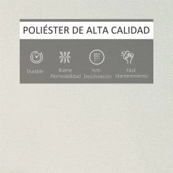 Outsunny Cojín Para Tumbona De Exterior 198x53x5 Cm Desenfundable Y Lavable Con Reposacabezas Extraíble Colchoneta Plegable De Algodón Para Silla Reclinable De Jardín Crema -Tienda de muebles de jardín ea8d54d55a95d4dd540e63211bc8eab8b16ea43c 86fc4995cb5f4e338079988147b589e1