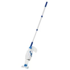 Outsunny Aspirador Limpiafondos Para Piscina Manual Eléctrico Autonomía 45 Minutos Con Poste Telescópico 54-113 Cm Cepillo Y Bolsa De Malla Para Estanques Spas 161x20x17 Cm Blanco -Tienda de muebles de jardín eab2f39405f4dc21a6bebfcf5458fb24ab32c8e4 e64670ea32ce426aa2f05f439055759e