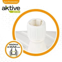 Base Para Sombrilla Cuadrada Blanca 33-48 Mm Aktive -Tienda de muebles de jardín eacc06b39396ef8a346f09aa0f345207e38fe21d 8a11b16f5bd14725a4a9c68183a16624