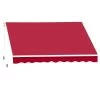 Outsunny Toldo Manual 395x245 Cm Toldo Para Patio Balcón Terraza Y Jardín Con Brazo Articulado De Aluminio Y Tela De Poliéster De 280g/m2 (Rojo) -Tienda de muebles de jardín eb393e9042888ff29ac6603630617f0271558682 5f046ca52a114372ad0d2d7664f28145