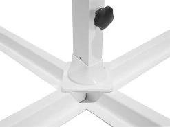 Sombrilla Voladiza De Poliéster Gris Oscuro/blanco 300 Cm SAVONA -Tienda de muebles de jardín ebde86155907e8d50b175a74eb1da4163c06f711 fc7b76b6e99c4c50b1eb0457e016654c