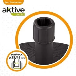Base Para Sombrilla Circular Antracita 25-48 Mm Aktive -Tienda de muebles de jardín ecc996adcd216e2aba462246ca6dab0dd26a55e0 9f03b922cd854866a4da0fc5e8e5c52e
