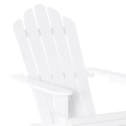 Outsunny Silla Adirondack De Madera Plegable Silla De Jardín Con Reposabrazos Y Respaldo Alto Para Terraza Balcón Exterior Carga Max. 113 Kg 73x73x92 Cm Blanco -Tienda de muebles de jardín ee29646dea59abc6f48532ec20956c0afa7e0d85 d80b461977e445aa876d3b3150297d05