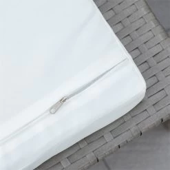 Outsunny Conjunto De Muebles De Jardín 9 Piezas De Ratán Para Comedor Sillas Apilables Con Cojines Extraíbles Lavables Mesa De Vidrio Templado Para Exterior Patio Terraza Gris -Tienda de muebles de jardín ee4d50343b88524dc96985738ef00344af9bf6f0 7c84d7c8c1d843129a79ace673beaf13