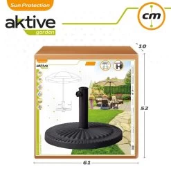 Base Sombrilla Poliresina Aktive Garden Circular -Tienda de muebles de jardín ee62601bd58c0efd22880ea811f167aff21b4db0 66e01780815c471686a053f0306879bb
