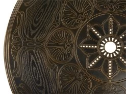 Mesa De Jardín De Metal Marrón Oscuro ⌀ 102 Cm SAPRI -Tienda de muebles de jardín ef4f8447a0c2b0aafc907abcd249ebedc2228025 3af2345fb2a64189920a2e3e1ecfa732