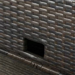 Outsunny Sofá De Ratán De 2 Plazas Con Mesitas Y Reposapiés De Almacenaje Tumbona De Jardín Con Respaldo Inclinable Y Cojines Gruesos Desenfundables 130x72x96 Cm Marrón Y Beige -Tienda de muebles de jardín f025fd8aee33c317563cf836a9f35d83776c35eb ddf03258f4d649cba20a03fae7f7075d