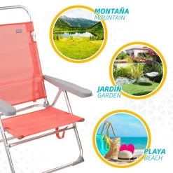 Silla Baja Reclinable Aluminio Coral Aktive -Tienda de muebles de jardín f1db3b28d58a6f95244af4b4e75765397dd6c6f8 47e990b17df84a878549dd833458abc9