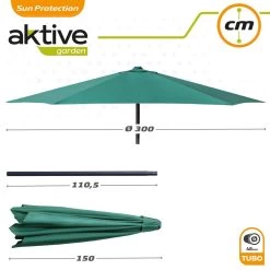 Parasol Hexagonal D300 Cm Color Verde Aktive Garden 14 Parasol Hexagonal D300 Cm Color Verde Aktive Garden -Tienda de muebles de jardín f1f216c826880b1a4557d4872891b9d0ba12aa22 d00bb30db80c46c8ac5225dfdcce6d55