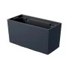 Prosperplast Jardinera Para Balcón Urbi Case , Dimensiones (Mm) 395X185X195, Color Antracita
