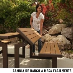 Banco Convertible En Mesa Color Madera LIFETIME -Tienda de muebles de jardín f802b90f322ec8b450b06163767568b25bea97f6 0a01f6f058ee41ceb1b14fade4a210e7