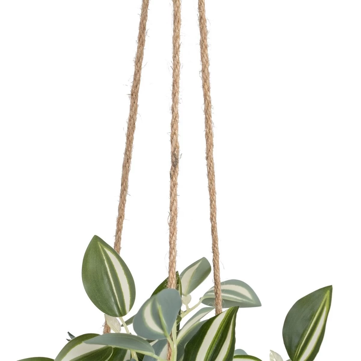 Planta Decorativa 24 X 35 X 25 Cm Blanco Verde PVC 4 Planta Decorativa 24 X 35 X 25 Cm Blanco Verde PVC - Imagen 2