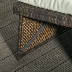 Outsunny Sofá De Ratán De 2 Plazas Con Mesitas Y Reposapiés De Almacenaje Tumbona De Jardín Con Respaldo Inclinable Y Cojines Gruesos Desenfundables 130x72x96 Cm Marrón Y Beige -Tienda de muebles de jardín f9e11ea1c96288519f0c9ad68958905cf63f0bda 10012dfc886e4532b48dbb8d7d788098