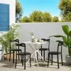 Conjunto De Comedor 4 Plazas De Material Sintético Blanco/negro SERSALE/CAMOGLI -Tienda de muebles de jardín f9f80c24bc5ea20866555ebcb18310b258510ceb 43469e23a3854658bf1a55e83a62c058