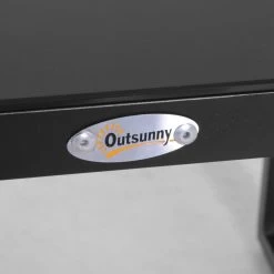 Outsunny Conjunto De Muebles De Ratán De Jardín 3 Piezas Set De Comedor Con 1 Mesa 42,5x40x39 Cm 2 Sillones 63x57x76 Cm Y Cojines Acolchados Para Patio Terraza Balcón Negro -Tienda de muebles de jardín fa8d44bc481892711a16d354a391317a1eb2e46d c51b1f1bcc8140cb98f2b874f097a3ca