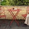 Conjunto De 2 Sillas De Balcón De Metal Rojo SCARIO 1 Conjunto De 2 Sillas De Balcón De Metal Rojo SCARIO -Tienda de muebles de jardín fae9e11cc358d1640e205868f414da5158cfbffb e515367b7e3a4aa593bcec14d5b78161